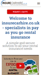Mobile Screenshot of insurecarhire.co.uk