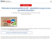 Tablet Screenshot of insurecarhire.co.uk